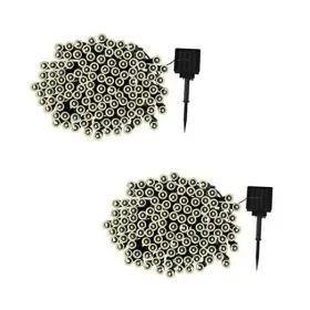 50-lg1012 Trademark Glb Solar Powered Outdoor String Lights - 200 Led Fairy With Eight 2 Pack