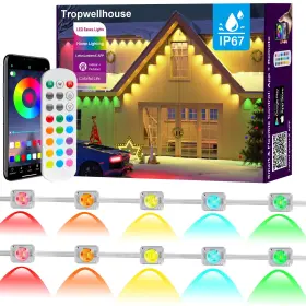 B0fg2kz739 Tropwellhouse 100ft Rgb Smart Led Eave Lights For House Outdoor Permanent