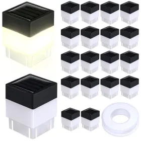 Sew-tujoe-1974 Tujoe 20 Pack Solar Fence Post Cap Lights 2 X Inches Caps