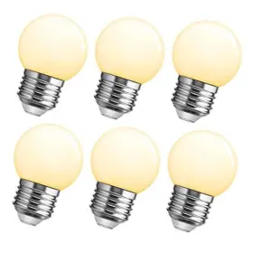 Lb010cw-15wb22 Tuof Small G14 Led Globe Light Bulb 1w G45 Vanity 15w Equivalent Warm