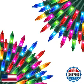 B0b1drkyn7 Uptotop Christmas 2 Pack 200 Led 40 Ft String Lights Plug In Waterproof Outdoor