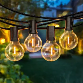 Verron 705353191183 50ft Led G40 Globe String Lights Shatterproof Outdoor Patio With