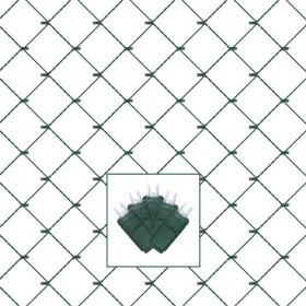 B005cjhswc Vickerman 120-light 4x6ft Led Cool White Green Wire Wide Angle Net