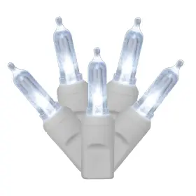 X4w7105pbg Vickerman 100 Led String Lights Cool White 4 Inch X 34 Foot