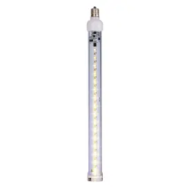 Xs12c91 Vickerman 12 Inch Warm White C9 Led Snowfall Tube 5pk