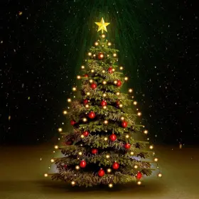 Vidaxl 718475594857 Christmas Tree Net Lights With 150 Leds 59.1 Inch