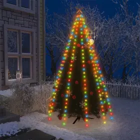 Vidaxl 720286434574 Christmas Tree Net Lights With 250 Leds Colorful 98.4 Inch
