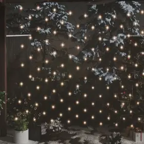 Vidaxl 720286443859 Christmas Net Light Warm White 9.8ftx6.6ft 204 Led Indoor Outdoor