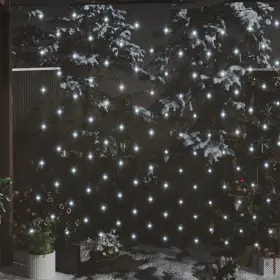 Vidaxl 720286443873 Christmas Net Light Cold White 9.8ftx6.6ft 204 Led Indoor Outdoor