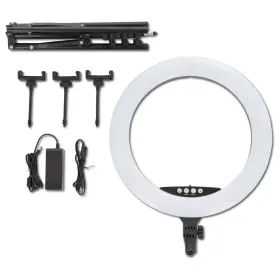 Vivitar 195925539039 18 Inch Led Ring Light Rgb Multicolor Adjustable 63 Tripod Phone Stand &