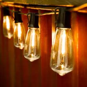 B09phch6bg Vocevos 100ft Led Outdoor String Lights 52 Shatterproof St38 Vintage Bulbs