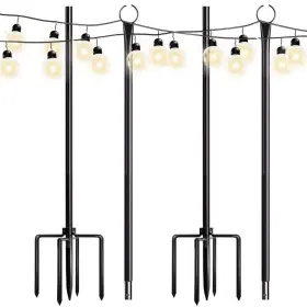 Sl-001-b Walensee 9.4 Ft. String Light Poles 2-pack