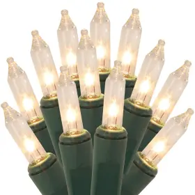 B0ffh152k8 Watereem 2-pack 100-count Clear Incandescent Mini Christmas String Lights Indoor