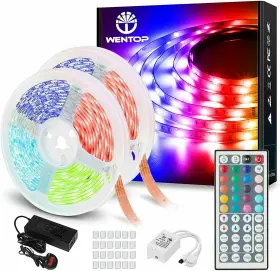 Wsrs1119 Wentop Home Lighting Decoration Remote Control Operated 65.6 Ft Led String Light Strip Wsrs1119 Wentop Home Lighting Decoration Remote Control Operated 65.6 Ft Led String Light Strip