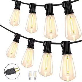 Wyzm 445027293289 25-light 50 Ft. Outdoor/indoor Plug-in Led E12 Shatterproof 2700k Warm White Out