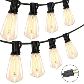 St38-2p Wyzm 25-light 50 Ft. Indoor/outdoor Plug-in Integrated Led E12 2700k Warm White Globe