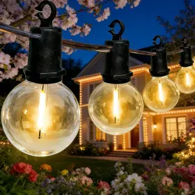 B0f3x5gbwf Xingzd 100ft Led G40 Globe Outdoor String Lights Waterproof Patio With 52