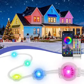 Wyd33555 Xinkaite 300ft Permanent Outdoor Lights For Rgb Red Green Blue Wyd33555 Xinkaite 300ft Permanent Outdoor Lights For Rgb Red Green Blue