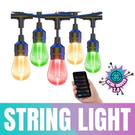B0ddkpkj4x Xmcosy 123ft Smart Patio String Lights Rgbcwic Led App And Alexa Control Waterproof