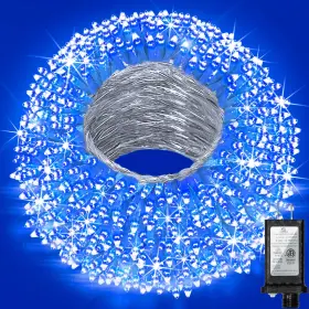 B0f2fk5rtx Yhbjkcz 470ft 1500 Led Outdoor Christmas String Lights Blue 12 Modes Timer Dimmable
