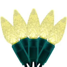 B09d15pdcn Yuletime Warm White C6 Strawberry Christmas Lights 140 Led 71ft Indoor/outdoor U
