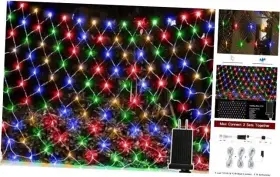 Ft4-n390mc30 Zhejiang Feitian Optoelectronic Co. Ltd 390 Led Christmas Net Lights 13x5ft Mesh String 8 Modes Waterproof