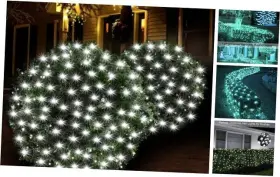 Lehd-132 Zhuhai Fuyu Lighting Co Ltd White Christmas Lights For Bushes 120 Led 5ft X 6ft Net Cool