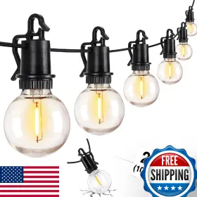 B0crhf1b1x Zjojo 200ft G40 Led Outdoor String Lights 100 Shatterproof Bulbs Weatherproof