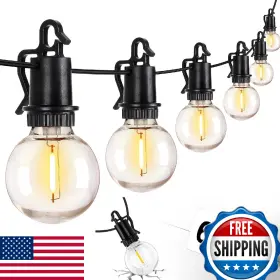 B0crhf59gj Zjojo 60ft G40 Led Outdoor String Lights - 30 Shatterproof Bulbs Weatherproof