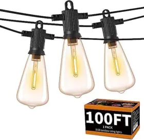 Ip65 Zotoyi 717225583729 Outdoor String Lights 25ft Waterproof Patio Assorted Sizes