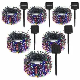 00091 Zyuan88 6-pack Solar String Lights 600 Led Extra-long 236ft 6 Pack Multicolor