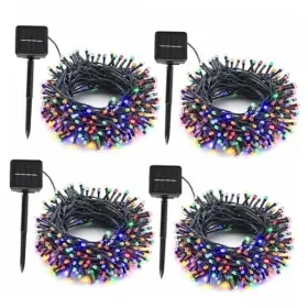 Zyuan88 640486216757 4-pack Solar String Lights 400 Led Extra-long 156ft 4 Pack Multicolor