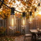 Oviejo Led Outdoor String Lights For Patio 20FT, Waterproof -ST40, Black New. Price: $41.99.