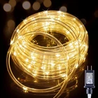 Minetom Rope Lights Outdoor, 33 Ft String With Plug, 100 Led Twinkle Chri New. Price: $21.24.