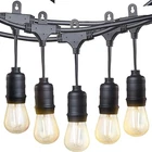 Taotronics Led Outdoor String Lights 50FT Commercial Grade 16 X S14 2W Bulbs Open. Price: $19.95.