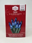 Holiday Time 300 Blue Mini Lights Green Wire Christmas Indoor/outdoor New. Price: $10.95.