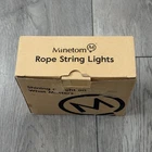 Minetom Rope String Lights Pure White Waterproof Led Plug Open. Price: $16.52.