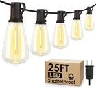 Larkvue 25FT Outdoor String Lights, Patio With 10+1 Led Dimmable Waterpro New. Price: $20.49.