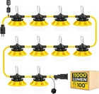 100FT Led Construction String Lights - 11000LM Waterproof Work New. Price: $109.99.
