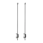 Achla O-hook Railing Pole For String Lights, Black Powdercoat TSW-04-2 New. Price: $404.99.