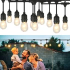 48FT Outdoor String Lights Waterproof Patio Globe Fairy Bulbs Commercial New. Price: $37.96.