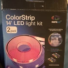 Auraled 14 Ft Multicolor Changing Light Strip Kit Remote Customizable Open. Price: $12.00.