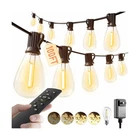 Luckystyle 100FT Led Outdoor String Lights With Remote, 35+ Shatt... Fast Ship New. Price: $61.53.