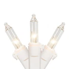 Northlight Mini Incandescent Christmas Lights - Clear 4' White Wire New. Price: $14.76.