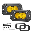 Black Squadron Sport Flush Mount Amber Led Driving/combo Light Cube Pods 2PCS 4" New. Price: $33.98.