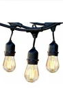 Outdoor String Lights Brightech Ambience Edison Black Led Waterproof 48 Ft New. Price: $29.99.