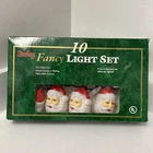New Sterling Santa Claus 10 Christmas String Light Set 17.5 Ft Indoor Outdoor. Price: $14.85.