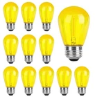 Sxminer 15 Pack S14 Led Bulbs Yellow String Light 1W Plastic Shatte... New. Price: $31.55.