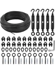 String Hanging Kit, Full Black Globe Lights Suspension W/ 100FT New. Price: $31.50.