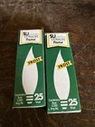 Nos Sli Lighing Frosted Flame Tip Light Bulbs Candelabra Base Lamp 25W 130V New. Price: $8.25.
